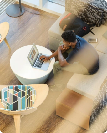 A young man segments his userbase into useful groups